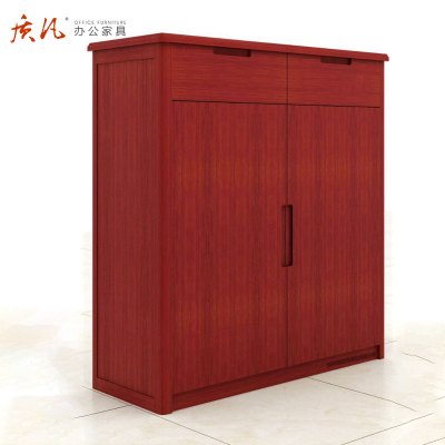 质凡新中式鞋柜全实木松木鞋架 收纳柜子 830*420*1050mm