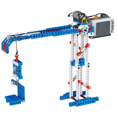 群隆科技机动力机械电能驱动核心套装积木小学生科教教具儿童拼装玩具动力机械307PCS（带电机）