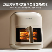 九阳(Joyoung)空气炸锅不用翻面6.5L大容量多功能全自动电炸锅薯条机 超薄可视金属内腔 无油煎炸 KL65-V9