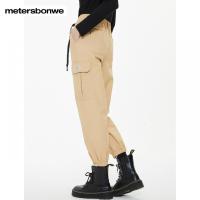 [1件5折价:79.5]美特斯邦威女时尚贴袋束口裤