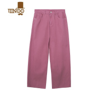 YANXU 夏季薄款直筒牛仔裤男宽松垂感阔腿基础休闲百搭拖地裤潮