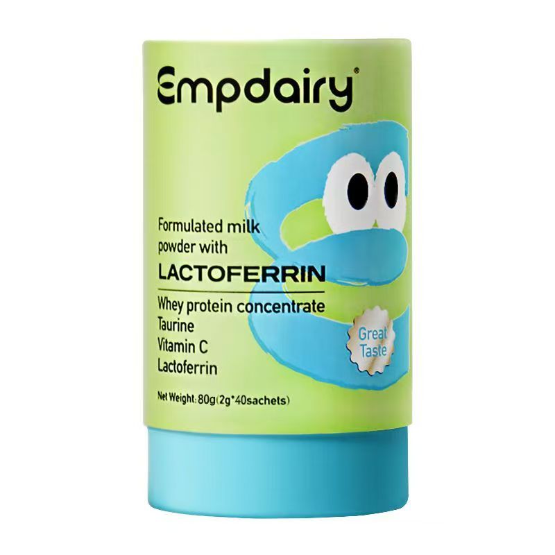 Empdairy 澳大利亚Empdairy艾优睿乳铁蛋白全脂调制乳粉40*2g/罐 配料干净0添加