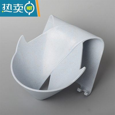 敬平肥皂置物架免打孔创意肥皂盒浴室置物架卫生间壁挂北欧沥水非 沥水架A款-蓝色-2个