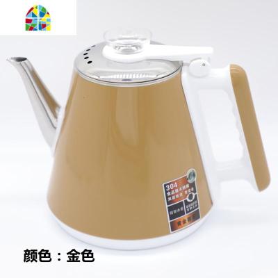 家用自动上水茶吧机茶炉食品级304烧水壶功夫茶具煮茶泡茶壶 FENGHOU 金色半自动金色防烫水 1.2升