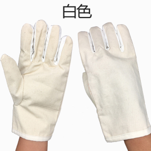 TDUO 点塑帆布劳保手套 I163 双