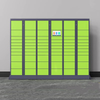 迅迈 10寸屏一主二副65门智能快递柜小区驿站快递柜自提柜自助寄存柜菜鸟驿站储物柜微信柜