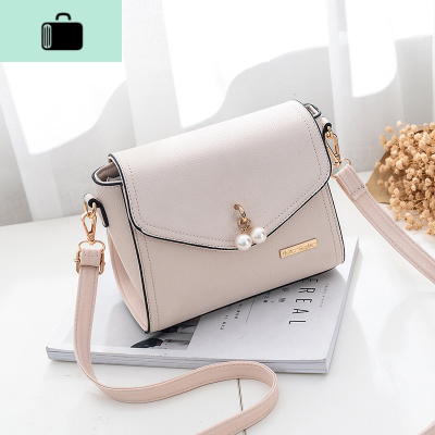 2020新款时尚简约百搭小包包女士潮韩版单肩斜挎包女包软面小方包NEW LAKE女斜挎包