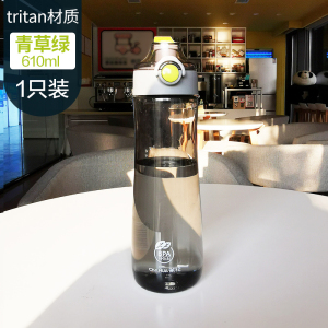 茶花派乐tritan水杯男塑料便携运动水壶女户外健身杯随行杯子茶杯