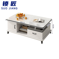 锁匠 钢化玻璃茶几100cm张