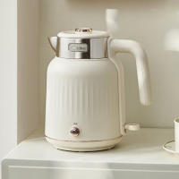 美的(Midea)电烧水壶304不锈钢双层防烫无缝内胆1.5L MK-SH51-Q