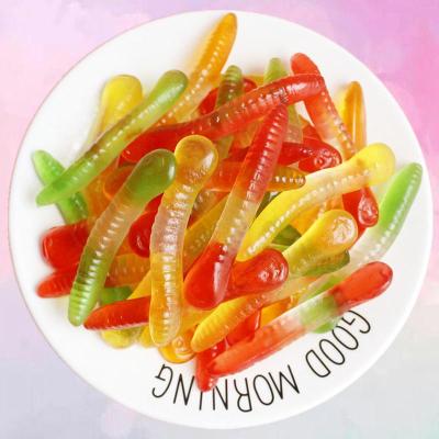 混搭橡皮糖毛毛虫橡皮糖 水果味软糖儿童零食休闲糖果 彩虫糖喜糖