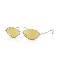 RayBan男士时尚椭圆金属框太阳镜 绿色镜片日常防紫外线眼镜