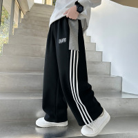 儿童装男童秋装裤子长裤新款中大童春秋款男孩运动裤秋季卫裤