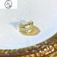 JiMi那一束光~轻奢锆石耳夹无耳洞女新款高级感耳骨夹冷淡风耳环耳饰