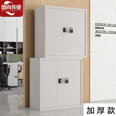 德尚伟业加厚保密柜钢制文件柜密码柜档案柜铁皮柜国保锁资料柜 分体国保指纹锁