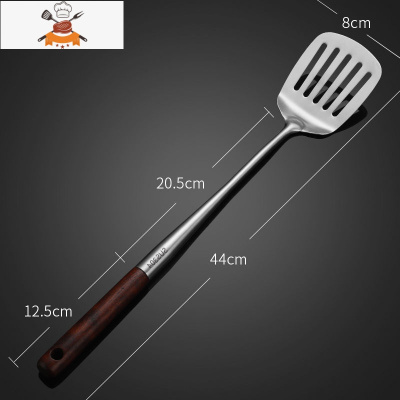 加长304不锈钢锅铲炒菜铲子厨房家用炒菜勺子家用产子厨具套装 敬平 [煎铲]-304食品级加长防溅油
