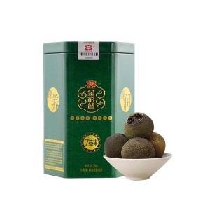大益小青柑普洱茶7益果金柑普熟茶200克2024年正宗新会柑茶