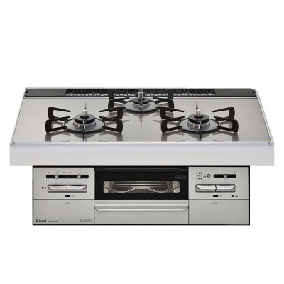 日本 林内 Rinnai 嵌入式 Mytone 燃气灶烤箱灶RS71W35T2DGAVW 天然气75cm