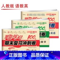 [人教版]语/数/英(3本) 八年级上 [正版]聚能闯关初中期末复习冲刺卷100分国一上册试卷测试卷全套八九年级上下册初
