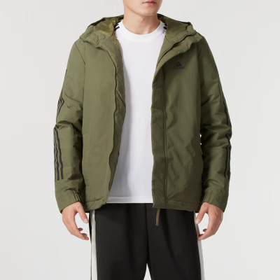 阿迪达斯(adidas)棉服男装女装新款防泼水面料轻盈保暖防风棉袄棉衣连帽外套IV9230 ZP