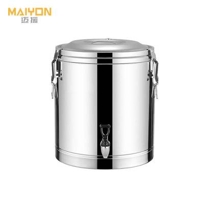 迈援 304不锈钢 保温桶 带龙头-30L 个