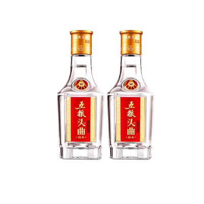 五粮液股份五粮头曲 45度100ml*2瓶浓香型白酒