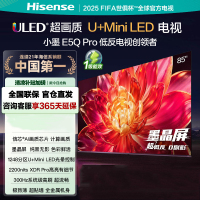 海信电视小墨E5Q Pro 85吋画质U+Mini LED 墨晶屏 信芯芯片 300Hz高刷 85E5NPRO