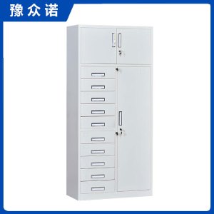 豫众诺 钢制文件柜 三门十斗柜 台