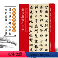 [正版]满2件减2元智永真书千字文全彩色放大本技法解析及全帖历代书法碑帖导临教程楷书系列 繁体释文原帖历代书法毛笔软笔