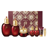 Whoo后套装盒套装护肤化妆品保湿 面部护肤套装礼盒 津率享红华凝香七件套(紧致抗皱)