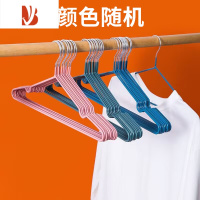 三维工匠100个 衣架加粗不锈钢家用挂衣防滑学生宿舍成人晾晒衣服撑子