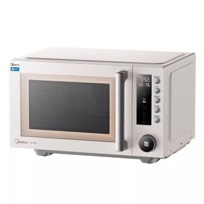 美的(Midea) 变频微波炉家用微烤炸一体机微波炉烤箱空气炸 微波杀菌PC23F5W 不锈钢内胆 23L