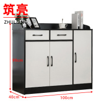 筑亮 餐边柜 100cm黑白 台