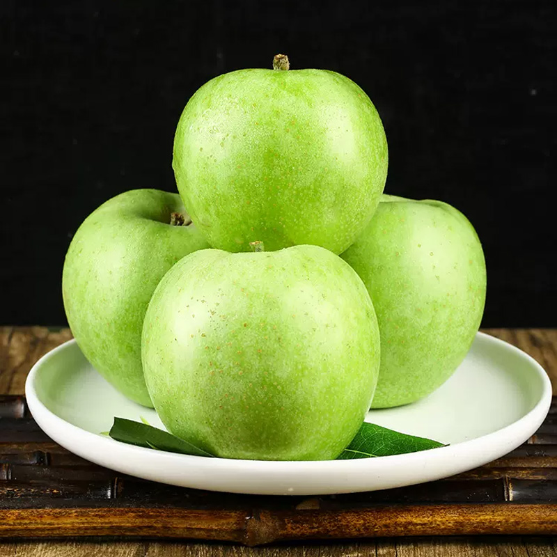 [西沛生鲜]现摘正宗王林青苹果 净重8.5斤 中果 单果75mm+ 水果新鲜当季整箱脆甜青森山