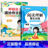 [英语]同步作文仿写+阅读理解 小学四年级 [正版]斗半匠小学同步作文仿写训练满分押题范文字帖语文人教版小学生英语示范大