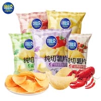 可比克纯切薯片30g*10袋新品解馋膨化追剧零食大礼包休闲食品