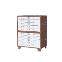 豪利特底图柜工程资料图纸柜0号1号抽屉柜地图柜文件柜菲林柜图纸收纳柜1号咖白十抽1000*700*1200