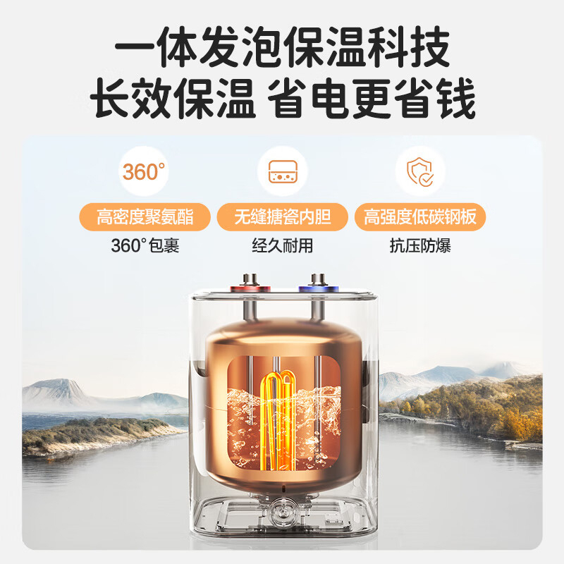 万和(Vanward)小厨宝 电热水器家用储水式 一级能效 4大防护 小体积热水E6.6-M3mini-18 6.6L
