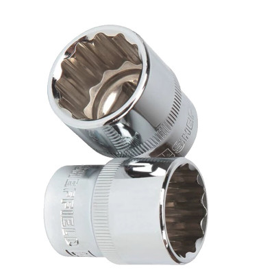 钢盾(SHEFFIELD) S012024 12.5mm系列公制12角标准套筒24mm[家用]