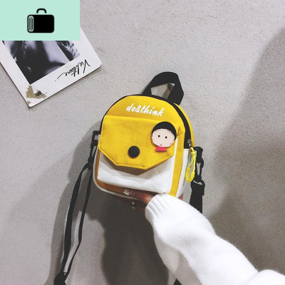 网红上新小包包女包2019新款潮韩版单肩小方包学生手提斜挎帆布NEWLAKE女手包