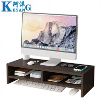 珂洋 显示器增高架 双层隔断(黑胡桃) 个