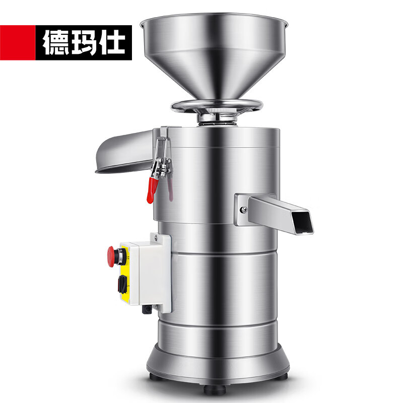 德玛仕DEMASHI豆浆机商用磨浆机现磨自动渣浆分离食堂酒店早餐店专用MJ105B[加配磨浆水桶套装]