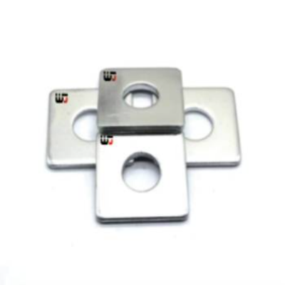 WJ 40*40*4mm孔径16mm 镀锌方垫片个