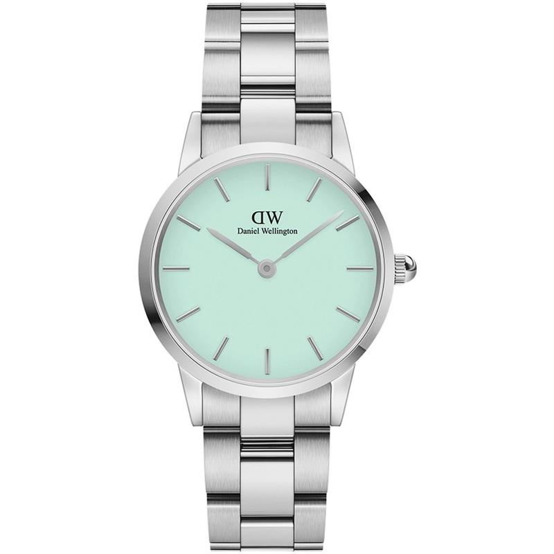 Daniel Wellington中性名品腕表清新淡雅女性手表Iconic Link Mint 28mm简约时尚