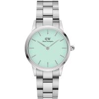 Daniel Wellington中性名品腕表清新淡雅女性手表Iconic Link Mint 28mm简约时尚