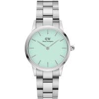 Daniel Wellington中性名品腕表清新淡雅女性手表Iconic Link Mint 28mm简约时尚