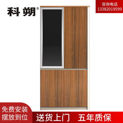 科朔 文件柜两门资料柜 木质办公文件柜 书柜办公柜KSL10