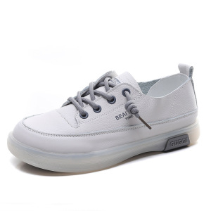 头层牛皮牛筋软底单鞋春夏新款真皮平底板鞋女舒适柔软小白鞋_1