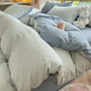 小清新碎花纯棉床上用品四件套新款被套床单人宿舍三件套