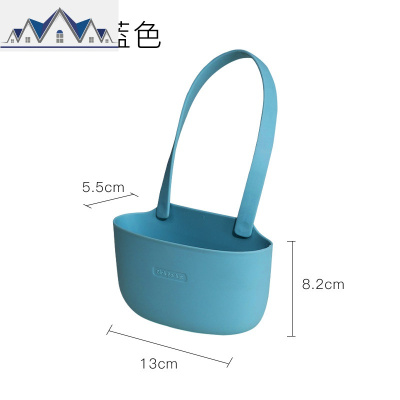 厨房水沥水挂篮水龙头置物架海绵擦抹布用品水池收纳架家用挂袋 三维工匠